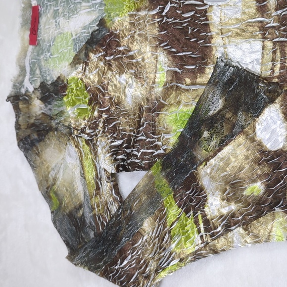 Carina M tunic top lace satiny  Beautiful!! EUC - Picture 4 of 4